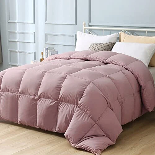APSMILE Goose Feather Down Comforter King Size Duvet Insert Hotel Collection ...