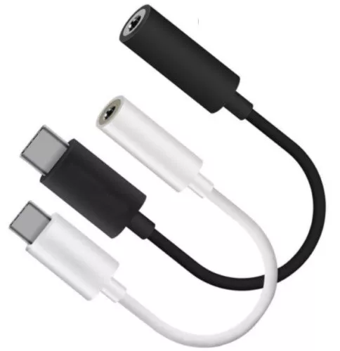 Adaptador USB-C a jack 3.5 mm para auriculares convertidor para teléfono Android