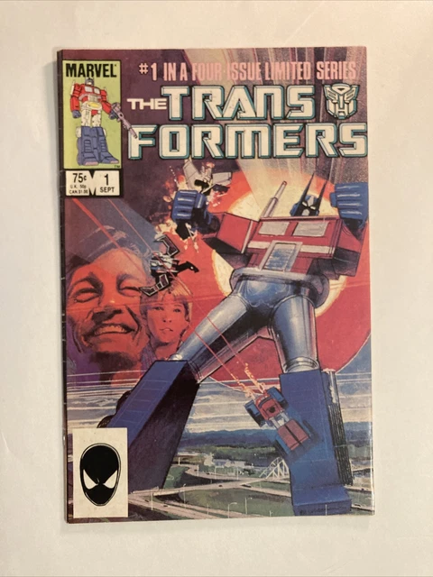 Transformers #1 1984 FN Rare Second Print First Appearance Transformers Gemini