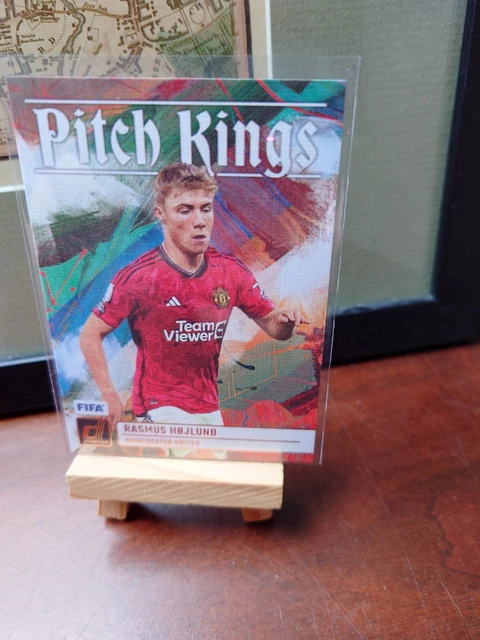 RASMUS HOJLUND SP Pitch Kings 23/24 Panini Donruss Soccer Man United £4 ...