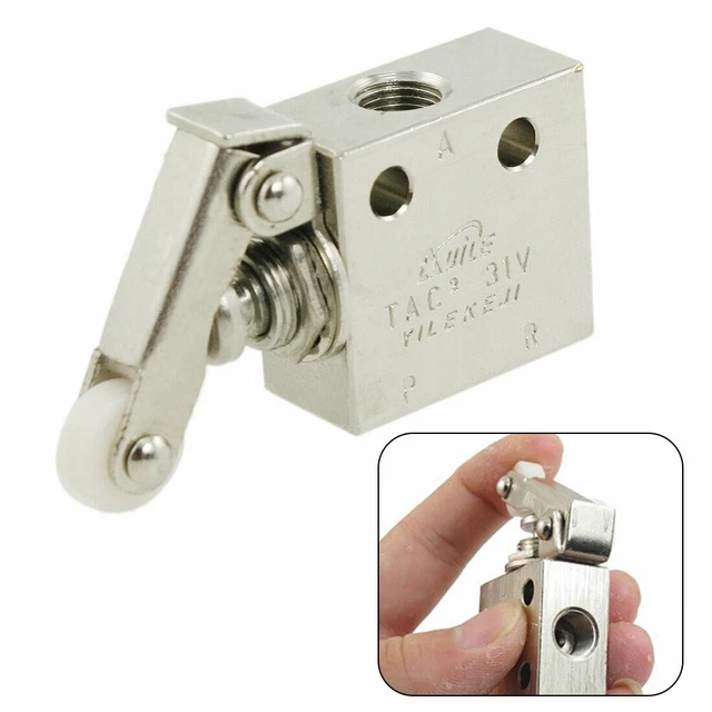 .Air Pneumatic 2 Position 3 Way Roller Lever Mechanical Valve TAC2-31V Hotsale.