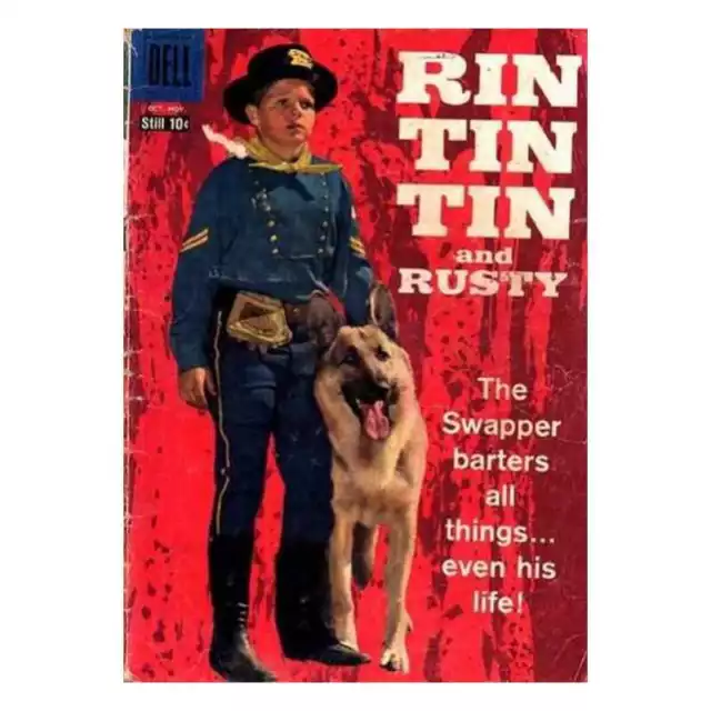 Rin Tin Tin #27 in Fine condition. Dell comics [p@