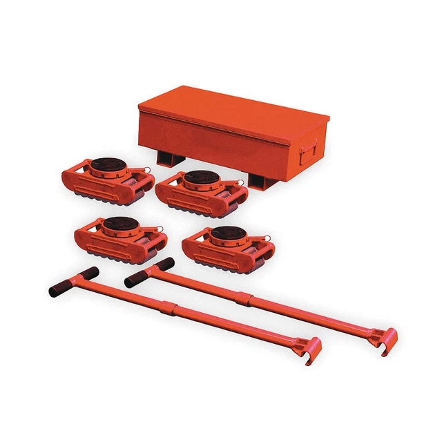DAYTON 2MPR1 Equipment Roller Kit,33,000 lb.,Swivel