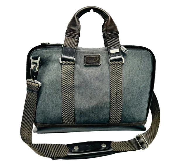 Tumi 222390AT2 Business Lawyer Bag Alpha Bravo Andrews Slim Brief Mint Condition