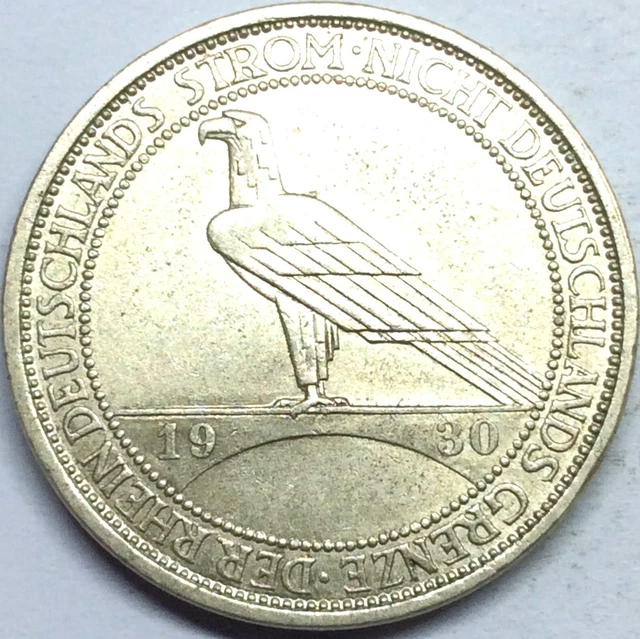 3 mark 1930 Germany Eagle 25g silver