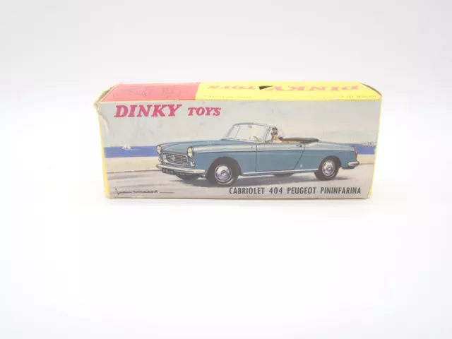 Dinky Toys - 528 - Peugeot 404 Cabriolet Pininfarina - Boite Vide - 1/43  Ancien