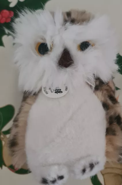 Steiff Plüschtier Eule Witti - 14 cm - flauschig und weich