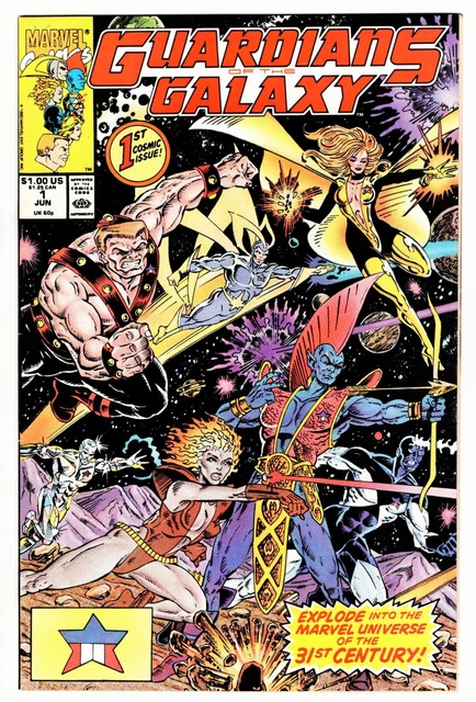 Guardians of the Galaxy #1 (1990, Marvel) 1st New Guardians, 1st Taserface, Key
