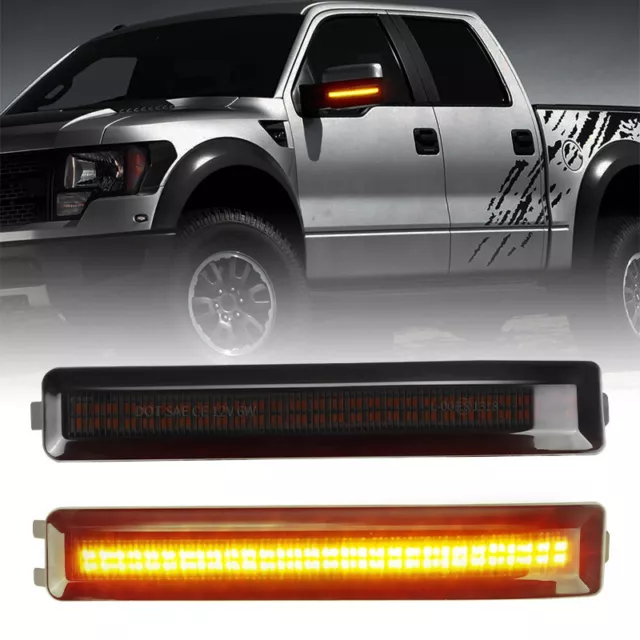 Seitlicher Rückspiegel Signalleuchte Blinkleuchte Lampe für 2009-2014 Ford F150