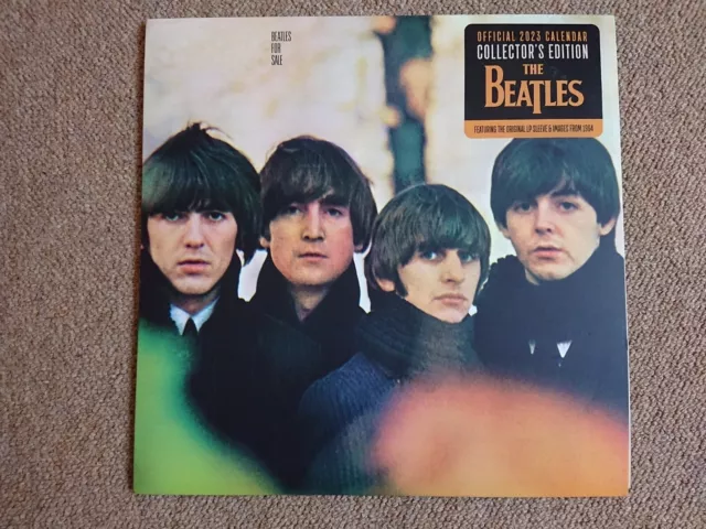 Offizieller The Beatles For Sale Kalender Kunststück Original 12" Vinyl LP 1964 Ärmel