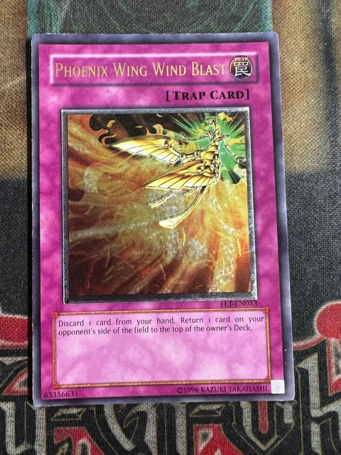Yugioh Phoenix Wing Wind Blast FET-EN053 Ultimate Rare LP