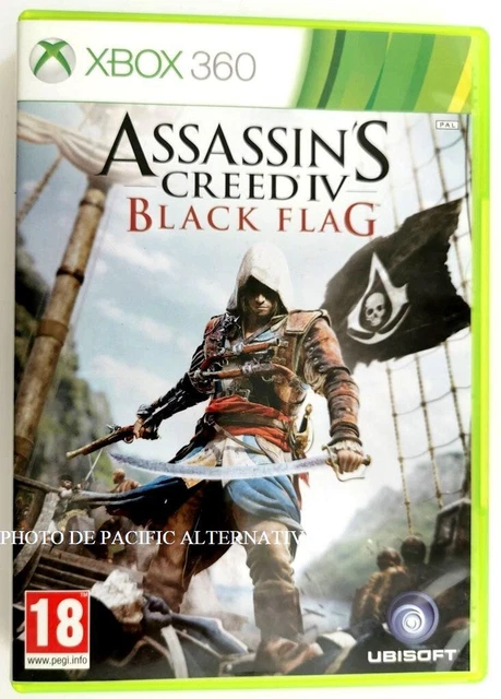 jeu ASSASSIN'S CREED IV 4 BLACK FLAG pour XBOX 360 en francais X360 COMPLET