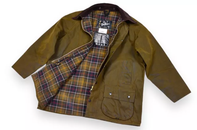 BARBOUR CLASSIC MOORLAND Wax Jacket Mens C38 Medium Brown Country Vintage Coat 145.00 PicClick UK