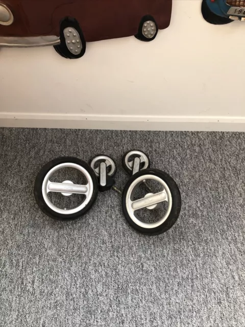 Set of Silver Cross Surf 1 - FRONT &  BACK/ REAR WHEELS