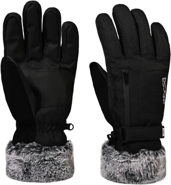 ACCSA Womens Winter Ski Gloves 3M Thinsulate Waterproof & Windproof Snow Gloves