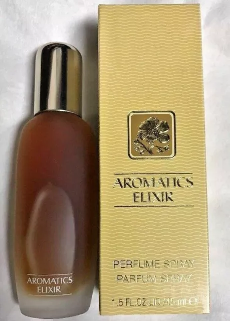 Clinique Aromatics Elixir Women's Perfume Spray -1.5oz Classic Formulation Rare