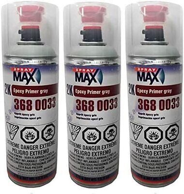 SprayMax 3680033, 2K Epoxy Rost-Cure Grundierung, grau, Aerosol (6)