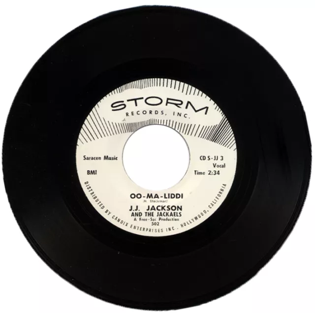 J.J. JACKSON & THE JACKAELS  "OO-MA-LIDDI c/w LET THE SHOW BEGIN" R&B