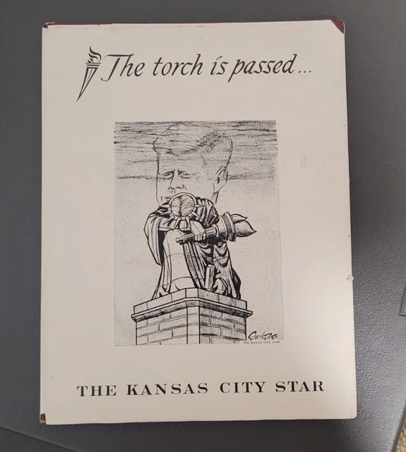 THE TORCH IS Passed John F. Kennedy JFK Death 1963 Vintage Hardcover