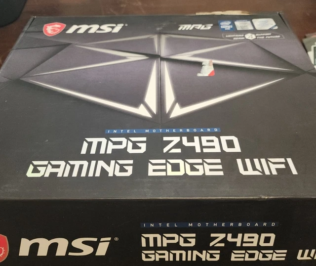 MSI MPG Z490 Gaming Edge WiFi LGA 1200, Intel Motherboard Four parts