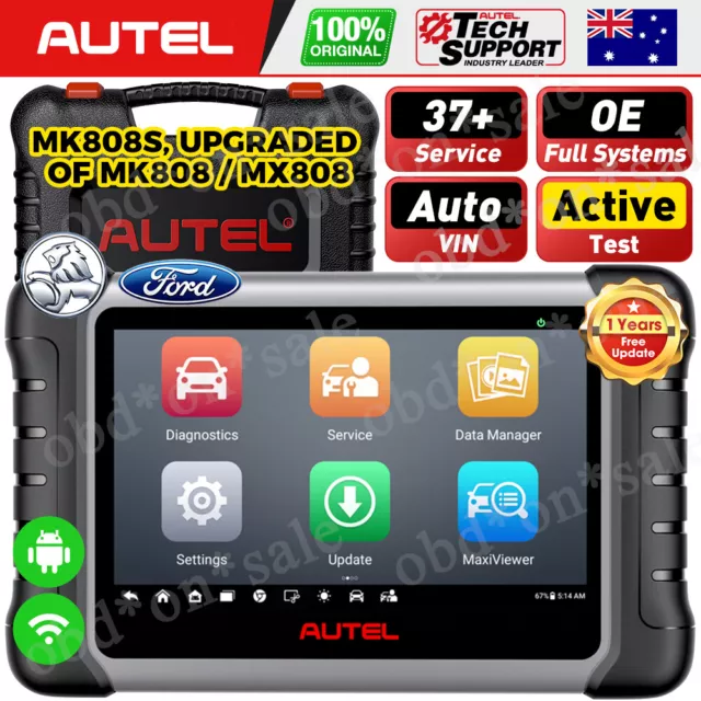 Autel MaxiCom MK808S Diagnostic Scan Tool All System Active Test PK MK808BT PRO