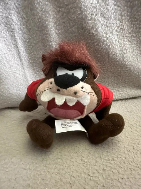 Looney Tunes Tazmanian Devil Taz Small Soft Toy Plush 4 88 Picclick Uk