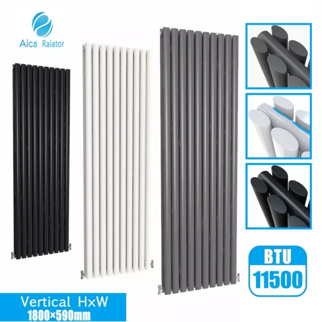 Designer Radiator Horizontal Vertical Flat Panel Oval Column Heating Panel Rads