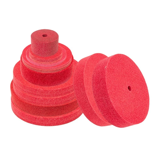 Roue de polissage en fibre de nylon pour l'artisanat de précision sur diverses