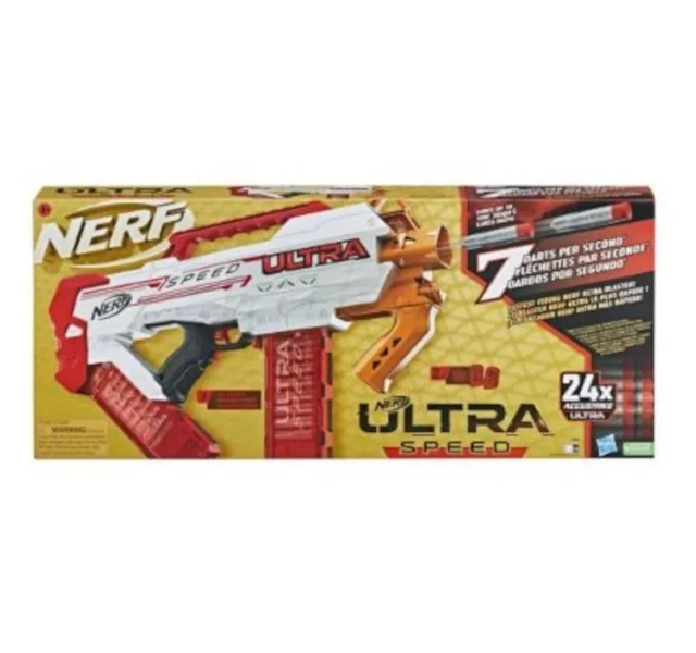 NERF F4929 ULTRA Speed Motorized Dart Gun Blaster Orange/Red/White