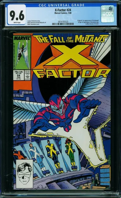 X-Factor #24 (Marvel, 1/88) CGC 9.6 NM+ {origin and 1st of appearance ARCHANGEL}