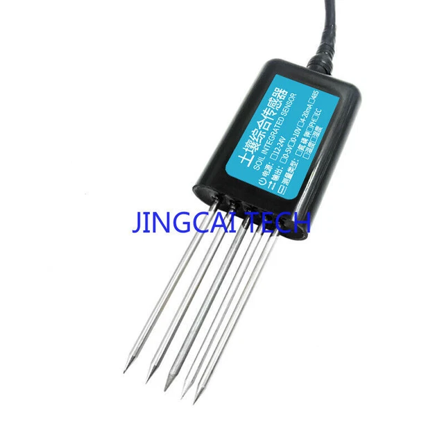 RS485 SOIL SENSOR NPK Sensor Acid Alkalinity PH Moisture Salt ...