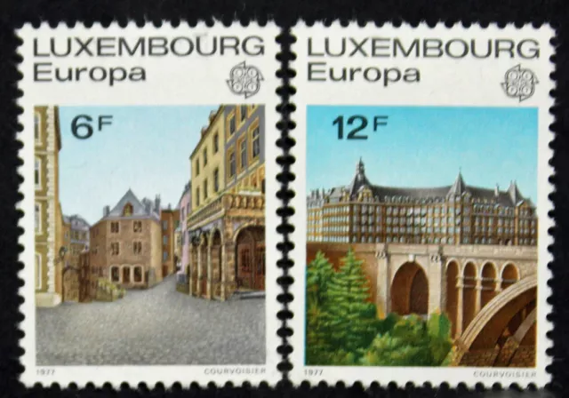 Timbre LUXEMBOURG Stamp - Yvert et Tellier Europa n°895 et 896 n* (Cyn27)