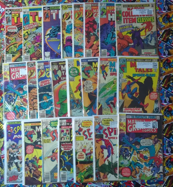 Lot of 23 HUGE Marvel Team-Up Triple Action Vintage Silver Age Comic books Key