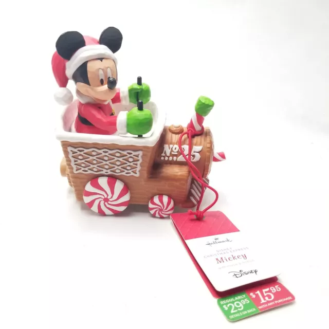 Hallmark 2016 Disney Mickey Mouse Wireless Christmas Express Train
