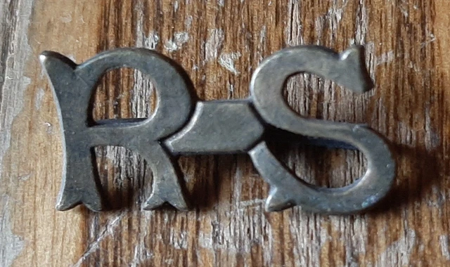 INSIGNE TISSU 1930-1950 SCOUT Escrime Epée Fleuret France