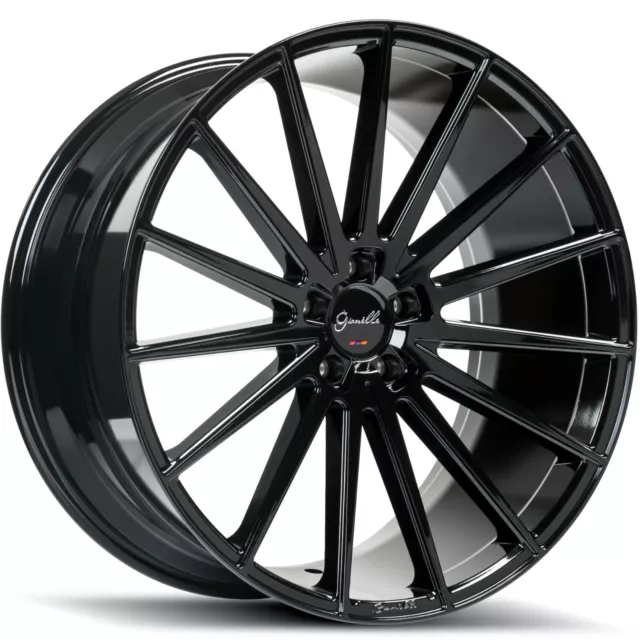 20'' Giovanna Verdi Gloss Black Wheels Pirelli Tires S550 S63 GLE BMW Rims A8 XL
