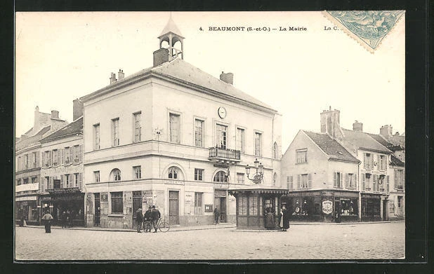 CPA Beaumont, La Mairie 1904