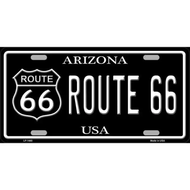 Route 66 Arizona Metal Novelty License Plate Tag LP-1480