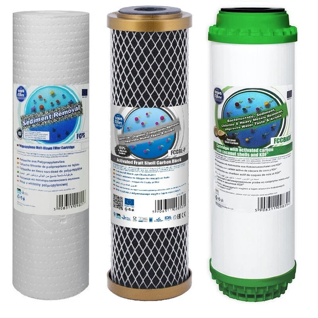 Filtro Acqua A 3 Stadi HMA - Per Riduzione Metalli Pesanti, Ricambio