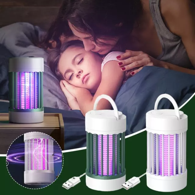 USB Rechargeable LED Mosquito Lamp Mosquito Trap Repellent USB Electric F3W D5Z9