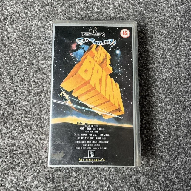 Monty Python Fox MONTY PYTHONS THE Life Of Brian VHS Tape Video TV CBS Fox Mini Book ...