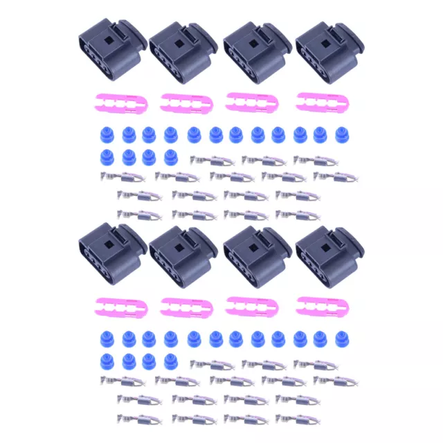 8set Ignition Coil Connector Repair Kit Plug Fit for Audi A4 A8 VW Passat Jetta