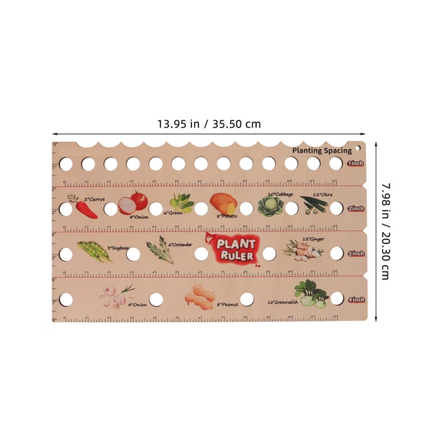 5 SETS OF Planting Spacing Ruler Plant Interval Ruler Interval Ruler ...