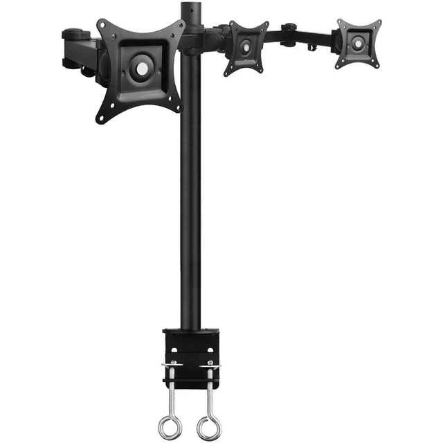 Siig Articulating Triple Monitor Desk Mount - 13" To 27" - 13" To 27" Screen