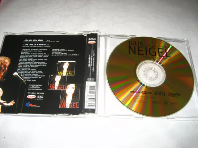 Julia Neigel – Du Bist Nicht Allein CD Single Zounds Gold 24 Karat