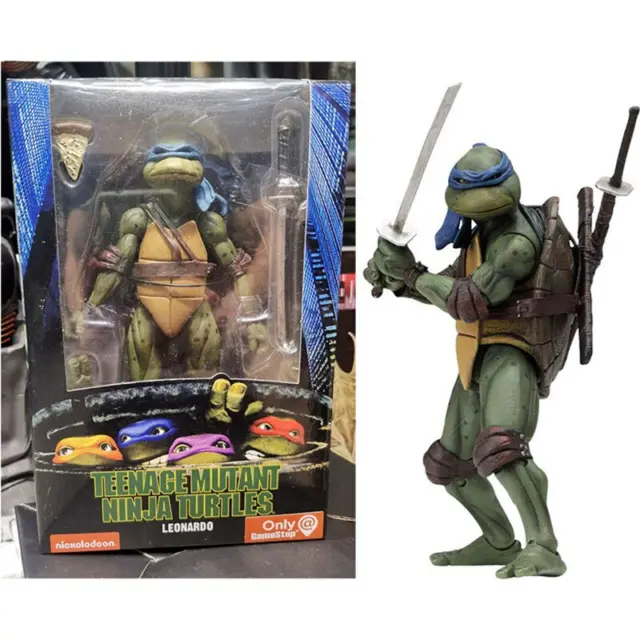 Ninja Turtles 7” Action Figure 4 Pcs Neca Teenage Mutant Statue Gift 1990/Movie. 3