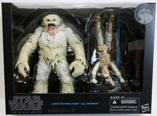 Juego de figuras de acción Star Wars Black Series LUKE SKYWALKER & WAMPA Hasbro JAPÓN