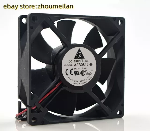 1PCS Delta AFB0812HH 8025 12V 0.30A 8CM high air volume cooling fan