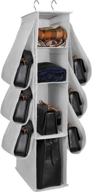 Borsa Organizzatore Armadio Con 10 Tasche Traspiranti Storage Bag Organizer per