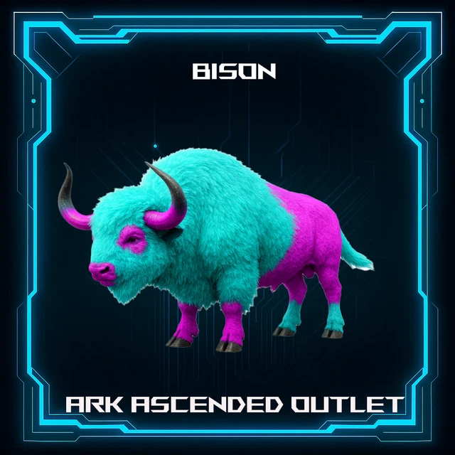 Ark Ascended PVE PS5 XBOX PC NUOVO DINO BISONTE RAGNAROK EVENTO COLORE - Foto 11